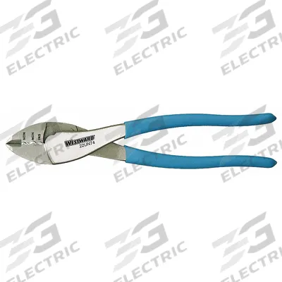 WESTWARD Crimper: 10 AWG/12 AWG/14 AWG/16 AWG/18 AWG/20 AWG/22 AWG, 9 1/2 in Overall Lg - Pliers-Style Wire Connector & Terminal Crimpers
