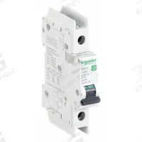 SCHNEIDER ELECTRIC IEC Miniature Circuit Breaker: 35 A Amps, 60V DC, 14kA at 120/240V AC, C60BP (MPN M9F44135). Key specifications — Brand: SCHNEIDER; DC Voltage Rating: 60V DC; Max. AIR Rating: 14kA at 120/240V AC; Terminal Connection: Screw Clamp; AC Voltage Rating: 240/277/480V AC.