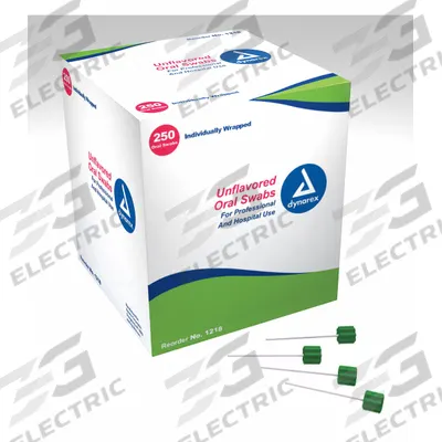 DYNAREX Swabsticks: Non-Sterile, Foam, 3 1/4 in Lg, Paper, Single