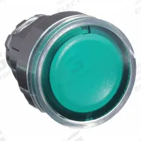 SCHNEIDER Extended Push Button: Green, 22 mm Mounting Size, Metallic, Momentary (MPN ZB4BW13). Key specifications — Brand: SCHNEIDER; Action: Momentary; Series: XB4; Push Button Material Type: Metallic.