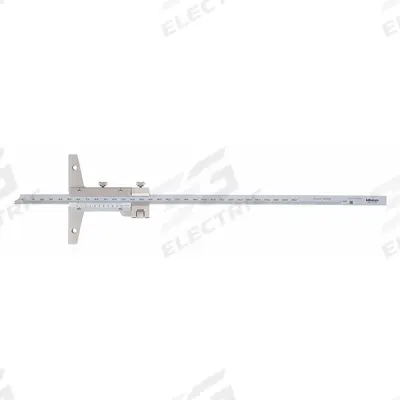 MITUTOYO Vernier Depth Gauge: 0 mm to 300 mm, Metric, Hardened Stainless Steel - Vernier Depth Gauges
