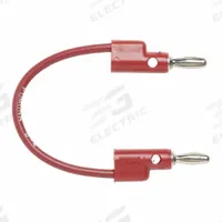 POMONA Test Leads: Black/Red Electrical Current Color, Std Probe, Banana Plug, 4 in Lg (MPN B-4-2). Key specifications — attr1330521: POMONA.