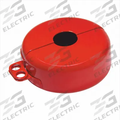 ZING Gate Valve Lockout, Steel: Hinged, For 2 1/2 in Max Hand Wheel Dia - Hinged Gate Valve Lockouts