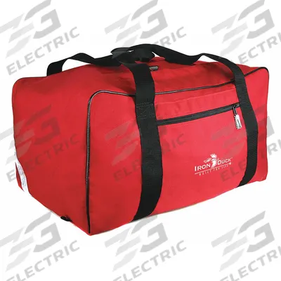 IRON DUCK Gear Bag: 23 in L x 16 in W x 12 in D, Nylon, Orange, 11-20 in/30+ in - Medical Duffel Bags