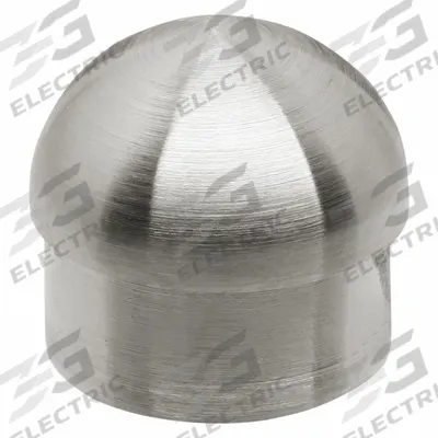 LAVI 316 End Cap: 1 1/2 in Overall Dia, Handrail End Cap, 3/4 in Overall Ht - Mounting Components for Modular Handrail Systems