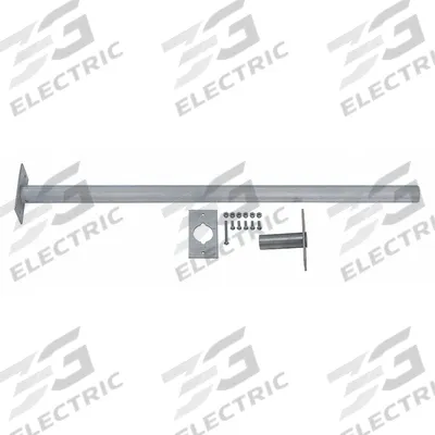 LOUISVILLE LADDER Ladder Rung Repair Kit: Ladder Rung, Ribbed - Rungs