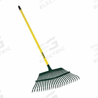 SEYMOUR MIDWEST Shrub Rake: Flex Head, Steel Head, Steel Handle - Flex-Head Leaf Rakes