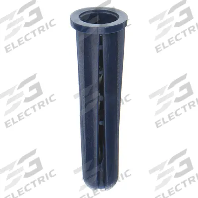 APPROVED VENDOR Screw Anchor: 1/4 in Dia, 7/8 in Overall Lg, Plastic, Plain, Plastic, Plain - Conical Plug Anchors
