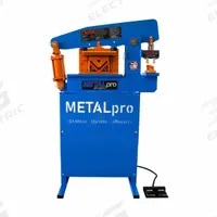 METALPRO Ironworker: 115V AC /Single-Phase, 2 Stations, 45 Tonf Hydraulic Force, 20 A Current (MPN MP4500FS). Key specifications — attr69797: Punch; attr66073: MP4500FS; attr66076: METALPRO.