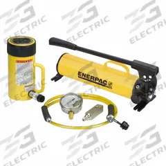 ENERPAC Cylinder and Hand Pump Set: 25 ton Cylinder Nominal Capacity, 14 1/4 in Cylinder Stroke, P80 (MPN SCR2514H). Key specifications — attr96781: GF20P; attr96779: RC2514; attr96780: P80; attr98877: ENERPAC.