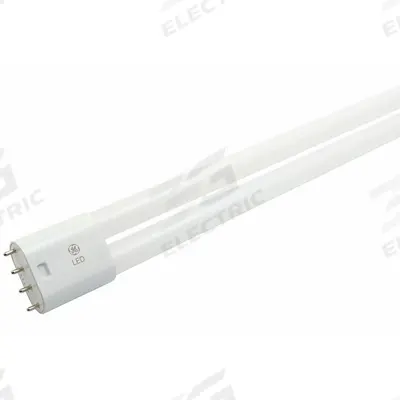 GE LAMPS Bulb Plug In: Type B, 4-Pin (2G11), HLBX, LED, 3000K/3500K/4000K/5000K - LED Ballast-Bypass (UL Type B) Plug-In Lamps