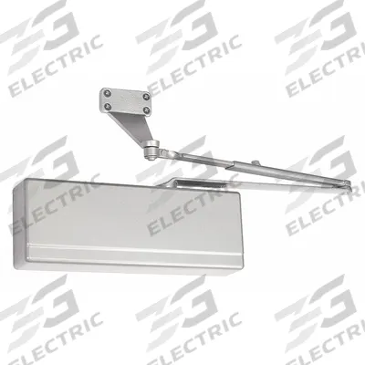 SARGENT Door Closer: Parallel Mounting Type, Grade 1 - Heavy Duty, Aluminum, 12 in Lg - Parallel Arm-Mount Door Closers
