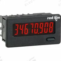 RED LION Counter: Hour Meters, Front Panel Mounting, 1 1/2 in x 3 in, CE Approved/cRUus/UKCA, LCD (MPN CUB4L820). Key specifications — Mounting Style: Panel; Standards: cRUus; NEMA Enclosure Rating: 4X; Terminal Connection Type: Screw Clamp; Brand: RED LION; Manufacturer Part Number: CUB4L820.