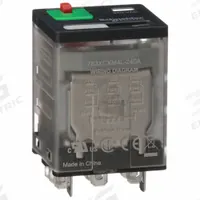 SCHNEIDER General Purpose Relay: Socket Mounted, 15 A Current Rating, 240V AC, 3PDT, E Socket (MPN 783XCXM4L-240A). Key specifications — Brand: SCHNEIDER; Base Type: Square; Mounting Style: Socket; Electrical Connection: Faston Terminal; Manufacturer Part Number: 783XCXM4L-240A; Operating Current: 15 A at 28V (NO); Series: 783 Series.
