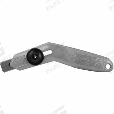 STANLEY Carpet Knife: Straight, 1 in Blade Projection Lg, 6 1/2 in Overall Lg, Steel - Flooring Knives