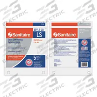 SANITAIRE Vacuum Bag: Sanitaire, SC5713/SC5815B/SP5816, Dry, Paper, 2-Ply, Std, 63256. Key specifications — Compatible Vacuum Brand: Sanitaire; Bag Pickup Type: Dry; Bag Material: Paper; Ply Count: 2-Ply; Brand: SANITAIRE; Compatible Vacuum Manufacturer Part Number: SC5815B; Manufacturer Part Number: 63256.