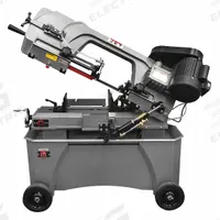 JET Band Saw: Combo Horizontal/Vertical, 115/230V AC, 4 in x 11 in/7 in x 10 3/8 in, 86 to 260 SFPM (MPN 414559). Key specifications — attr312986: 86 to 260 SFPM; attr312987: 45° , 90°; attr312985: 4 in x 11 in; attr312990: Combination Horizontal/Vertical; attr312988: 9.8/4.9 A; attr312989: 1; attr325083: JET.