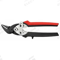 BESSEY Aviation Snip: Left, 7 1/4 in Overall Lg, 1 in Cutting Lg, Steel, Plastic, Plastic (MPN D15AL-BE). Key specifications — attr308531: Plastic; attr308530: Steel; attr308532: Plastic; attr308533: Yes; attr308535: Cardboard; attr308541: 18 ga; attr308546: Left; attr324897: BESSEY.
