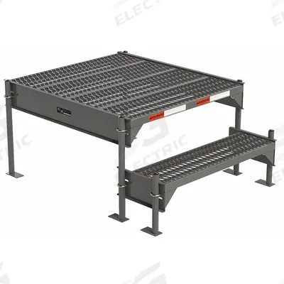 APPROVED VENDOR Work Platform: 1.8 ft Platform Ht - Max, 34.6 in x 39 in - Configurable Single-Access Platforms