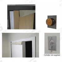 SECURITECH Anti-Ligature Door Alarm Kit: 120 V AC/DC, Mortise, Aluminum, Siren, 95 dB Sound Level (MPN LISA-KIT3642-DUAL-LHR). Key specifications — Brand: SECURITECH; Cylinder Type: Mortise; Sound Type: Siren; Alarm Body Material: Aluminum.