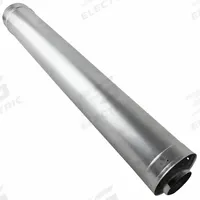 METAL FAB Waterheater Vent Pipe: 3 in/5 in Connection Size, Vertical, 36 in Overall Lg (MPN RTG20251GD). Key specifications — For BTU Range: Up to 199K BTU; Mounting Orientation: Vertical; Manufacturer Part Number: RTG20251GD; Vent Connection Size: 3 in; 5 in; Product Type: Vent Pipe; Brand: METAL FAB.