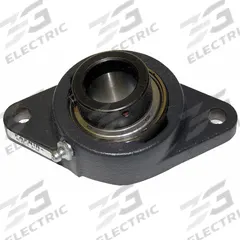 TIMKEN 2 Bolt Flange Bearing: Radial Ball, 1 3/16 in Bore, Cast Iron, Eccentric Collar, 5 9/16 in Lg (MPN RCJT 1-3/16). Key specifications — Bore Type: Cylindrical; Brand: TIMKEN; Lubricant Material: NLGI #2 Equivalent; Mounting Bolt Size: 7/16 in; System of Measurement: Inch.