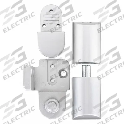 KABA ILCO Pivot Hinge: Aluminum, 2 11/16 in Leaf Ht - Half Surface-Mount Pivot Hinges