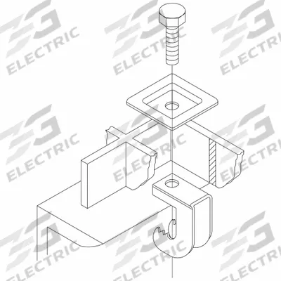 FIBERGRATE Fiberglass Grating Clip: 316 Stainless Steel, Fits 3/8 in Support Thick - Raw Materials