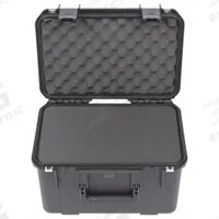 SKB Protective Case: 10 in x 16 in x 10 in Inside, Pick and Pluck, Black, No Wheels, 8 lb Wt, IP67 (MPN 3I-1610-10BC). Key specifications — Handle Style: Folding; Brand: SKB; Case Closure Type: Latches.