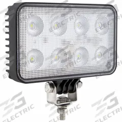 MAXXIMA Vehicle Work Light: Rectangular, Flood, LED, Bolt, Blunt Cut Wires, Universal, Surface Mount (MPN MWL-57-A). Key specifications — Housing Color: Black; Brand: MAXXIMA; Mount Type: Bolt; Electrical Connection: Blunt Cut Wires; Installation Type: Permanent.