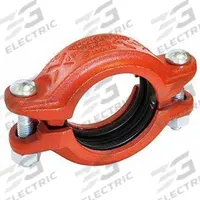 GRUVLOK Clamp Coupling: 5 in x 5 in, NBR Seal, 750 psi, Ductile Iron, Grooved x Grooved x Threaded (MPN 0390113280). Key specifications — Maximum Operating Pressure: 750 psi; Brand: GRUVLOK.