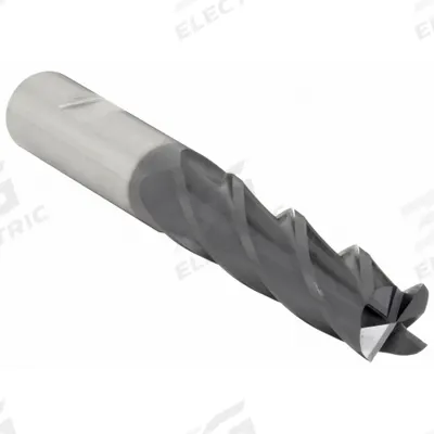 WIDIA HANITA Square End Mill: Carbide, TiAlN Coated, 4 Flute, 1/2" Mill Dia, 3" LOC - General Purpose Carbide Square End Mills