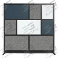 LUXOR Adaptable, stylish dividers designed to create flexible, private, and productive workspaces (MPN MW-7070-FWCGB). Key specifications — Frame Finish: Eggshell; Frame Material: Aluminum; Mounting Location: Freestanding; Panel Color: Gray; Panel Surface Material: Steel; Panel Secondary Color: White.
