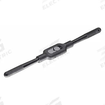 CLE-LINE Tap Wrench: Straight Handle, Fixed - Straight-Handle Tap Wrenches