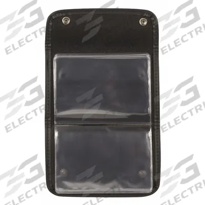 JJ KELLER Document Holder: Document Holder, Vinyl, Black, 6 in Overall Ht - Vehicle Document Holders