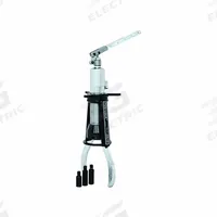 POSI LOCK Hydraulic Ram Puller: 12 ton Cylinder Nominal Capacity, 6 in Stroke Lg (MPN PTPHS-208XL). Key specifications — attr98874: POSI LOCK; attr96739: (2) 2.9 in Extension Rods with Centering Tips; attr1177737: Self-Contained Hand Pump.
