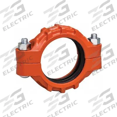 VICTAULIC Clamp Coupling: Flex Bolted Clamp, 12 in x 12 in, Ductile Iron - Grooved Pipe Couplings