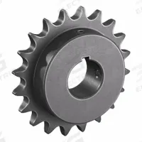 TSUBAKI Single Strand Sprocket: 50, For 5/8 in Chain Pitch, 1 1/4 in Bore Dia, 20 Teeth, Steel (MPN 50B20F-1 1/4). Key specifications — Brand: TSUBAKI.