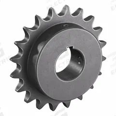 TSUBAKI Single Strand Sprocket: 50, For 5/8 in Chain Pitch, 1 1/4 in Bore Dia, 20 Teeth, Steel (MPN 50B20F-1 1/4). Key specifications — Brand: TSUBAKI.