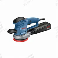 BOSCH Corded Sander: 5 in Dia, Random Orbital, Hook and Loop, 3/16 in Orbit, Variable Speed, 3 A (MPN GEX33-5N). Key specifications — attr658828: Random Orbital Sander; attr658800: BOSCH; attr868314: 115 V.