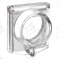 EATON Pushbutton Guard: 30 mm Panel Mounting Hole Dia, Silver, 10250T (MPN 10250TA38). Key specifications — Manufacturer Part Number: 10250TA38; Brand: EATON; Compatible Product Type: Extended Push Buttons; Compatible with Series: 10250T; Features: Padlockable.