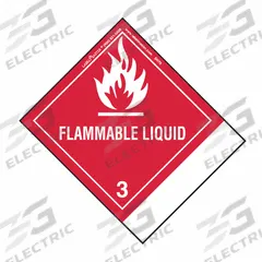 LABELMASTER DOT Container Label: Flammable Liquid, 4 3/4 in x 3 15/16 in, 4 3/4 in Label Ht, Paper (MPN SNT6). Key specifications — Brand: LABELMASTER; Message: Flammable Liquid.