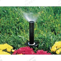 RAIN BIRD Spray Head for Shrubs: Adj, 8 to 15 ft, 0.50 gpm, 15 to 70 psi, Plastic/Stainless Steel (MPN 1804VANS). Key specifications — Throw Radius: 8 to 15 ft; Brand: RAIN BIRD; Flow Rate: 0.50 gpm; Pattern: Adjustable; Pressure Range: 15 to 70 psi; Sprinkler Head or Nozzle Type: Pop-Up Spray Head.