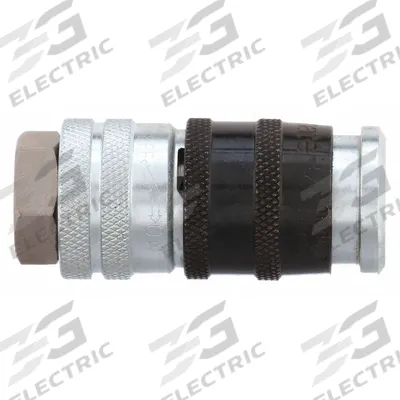 PARKER Quick Connect Hose Coupling: 1/2 in Body Size, 1/2 in Hose Fitting Size - Industrial Interchange Steel Quick-Connect Air Coupling Bodies