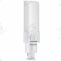 PHILIPS Compact LED Bulb: Type B, 2-Pin (G24d), Tube, LED, 3000K/3500K/4000K, 11 W Watt (MPN 11PL-C/T/COR/32H-3CCT/MF15/P/20/1). Key specifications — Brand: PHILIPS; Bulb Designation: 11PL-C/T/COR/32H-3CCT/MF15/P/20/1; Dimmable: No; Color Temperature: 3500K.