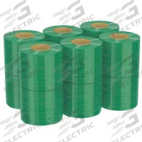 APPROVED VENDOR Stretch Wrap Film: 80 ga Gauge, 4 in Overall Wd, 1,000 ft Overall Lg, 1-Side, 12 PK (MPN 15A976). Key specifications — Brand: APPROVED VENDOR; Color: Light Green.
