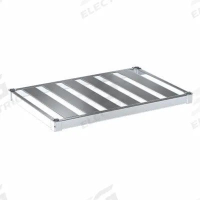 NEW AGE INDUSTRIAL Shelf: 36 in x 24 in, Ventilated Shelf, 900 lb Shelf Capacity, 13 ga - Shelves for Aluminum Open Metal Shelving