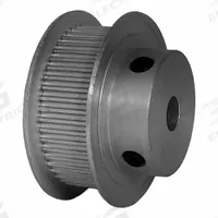 DAYTON Timing Pulley: Modified Curvilinear, Fixed, For GT Timing Belt Section, For 9 mm Belt Wd (MPN 50-2P09-6FA3). Key specifications — Brand: DAYTON; Finish: Clear Anodized; For Belt Series: Powerhouse®.