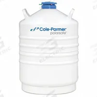 COLE-PARMER Cryogenic Dewar: 15 L Capacity, 15 1/2 in Overall Dia, 22 5/8 in Overall Ht, Aluminum (MPN 4426064). Key specifications — Brand: COLE-PARMER; Material: Aluminum; Includes: Smart Caps; Included Safety Features: Lockable.
