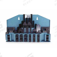 TE-CO Clamping Kit: For 9/16 in T-Slot, 3/8"-16 Stud, 52 Pc (MPN 20414). Key specifications — Brand: TE-CO; Includes Studs: (4) 4 in.